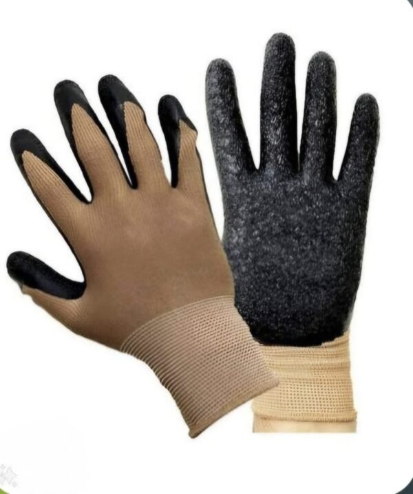 BROWN BLACK GLOVES